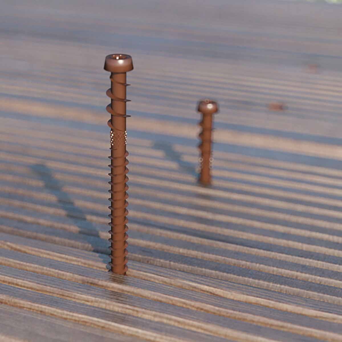 Βίδες ξύλου torx για πάτωμα Ø5 x 50mm - Καφέ 00550-KKTM550