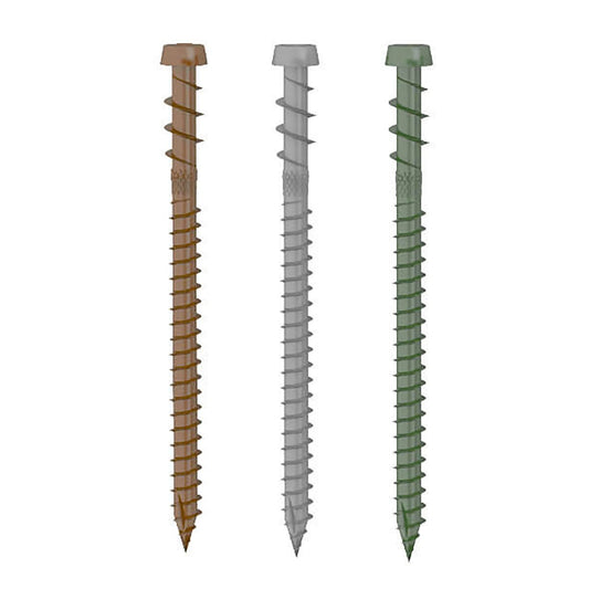 Βίδες ξύλου torx για πάτωμα Ø5 x 50mm - Πράσινη 000550-KKTV550