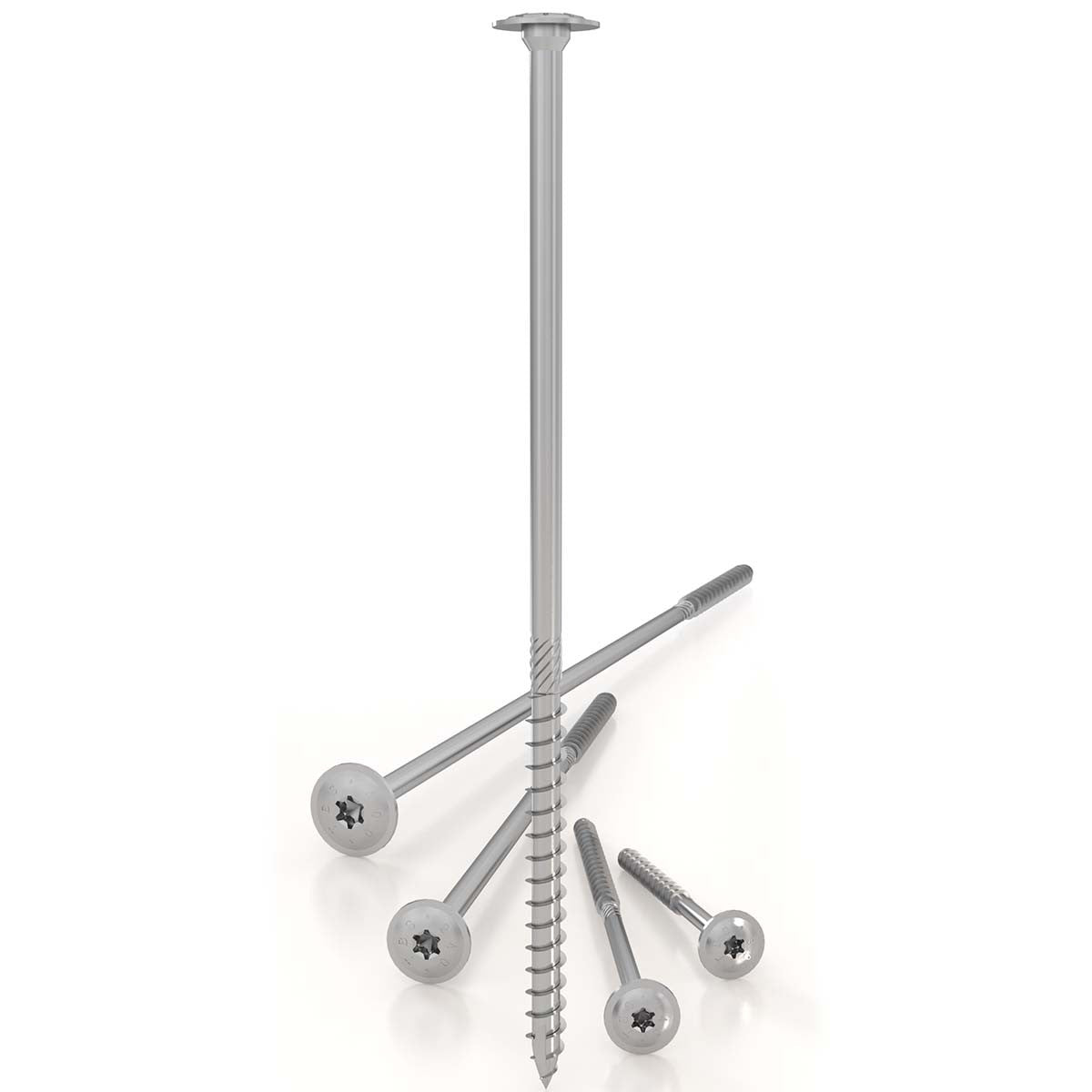 Βίδες ξύλου torx Ø6mm με πλατιά κεφαλή 6 x 80mm 09584-TBS680