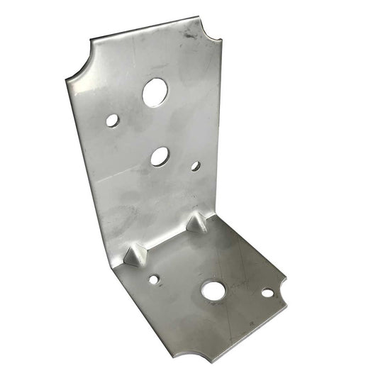 Γωνία σύνδεσης ξύλου 100 x 60 x 60mm inox 099918
