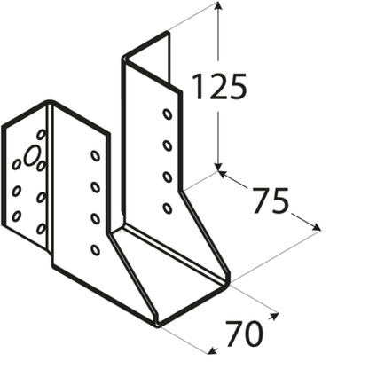 Δοκοθήκη 51 x 105mm 4510