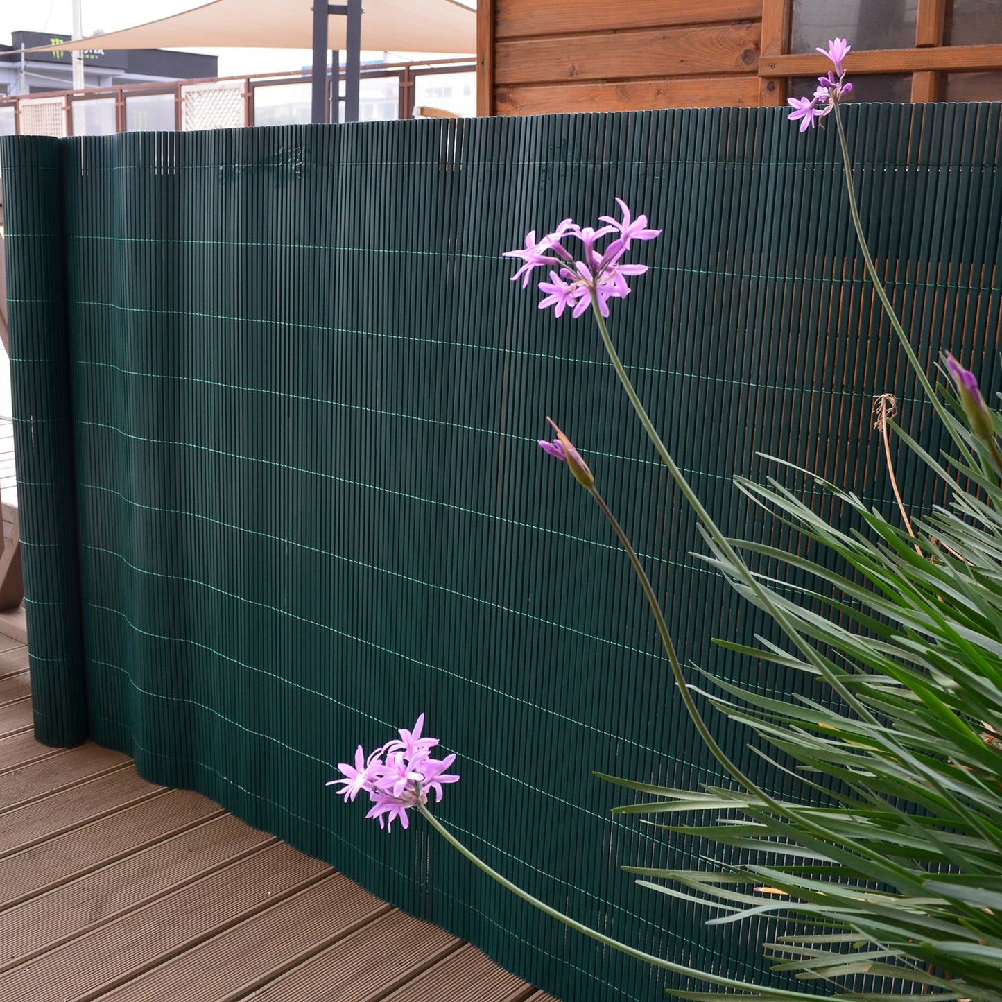 Καλαμωτή pvc πράσινη πράσινο σκούρο | 150 x 300εκ. 182006