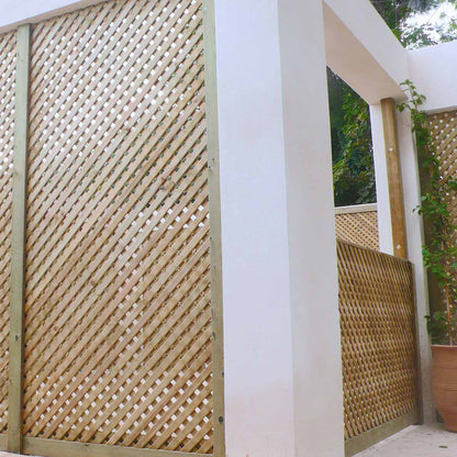 Καφασωτό Privacy 2 x 2 122 x 240εκ. ενισχυμένο 30053