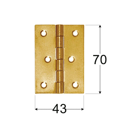Μεντεσές πόρτας Μεντεσές 70 x 43mm 8018