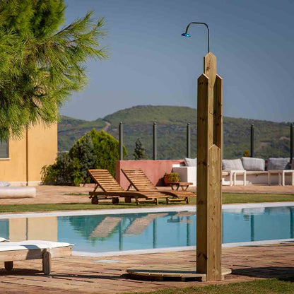 Ντουζιέρα παραλίας Ντουζιέρα ξύλινη / παραλίας 241εκ.(Υ) x ∅100εκ. 10-99795