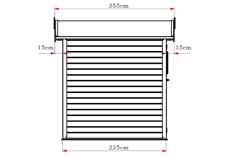 Ξύλινη αποθήκη κήπου 225 x 225εκ. 226(Y) x 225 x 225εκ. 400160