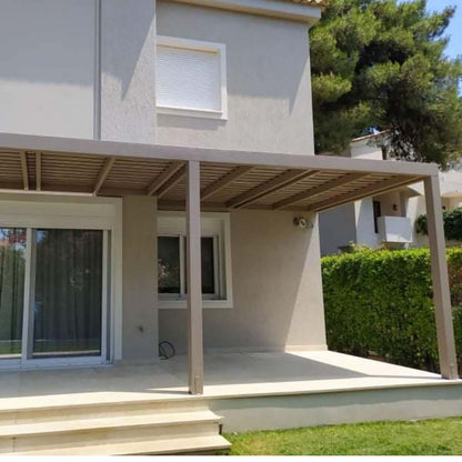 Ξύλινη πέργκολα με διπλή τάβλα 300 x 500εκ. 10-294290