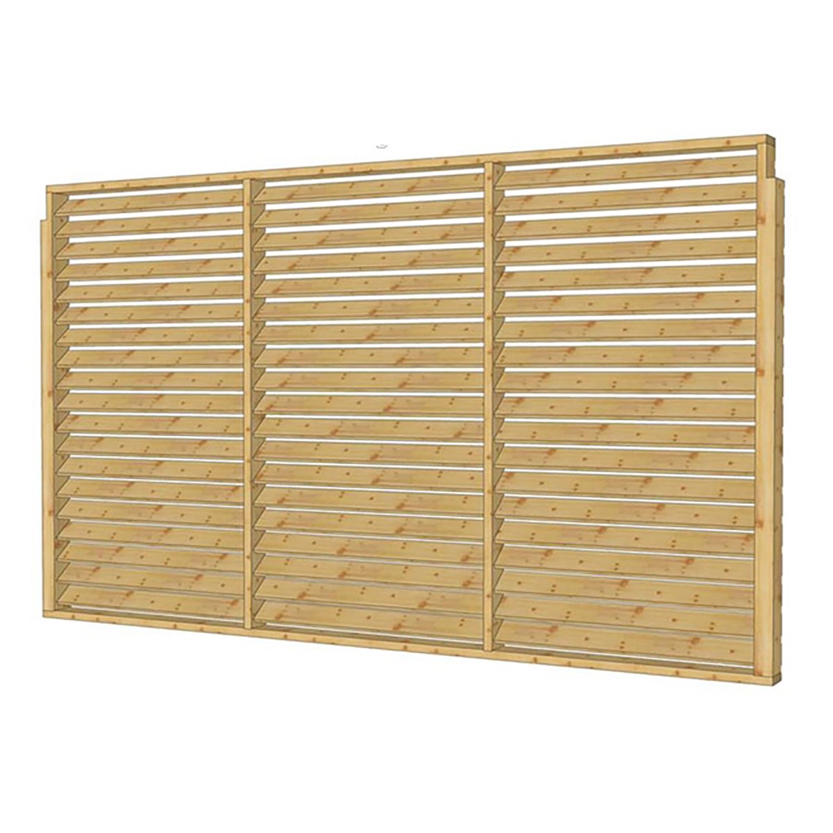 Ξύλινος οδηγός τάβλας περσίδα 2,1 x 9,5 x 420εκ. 10-20001