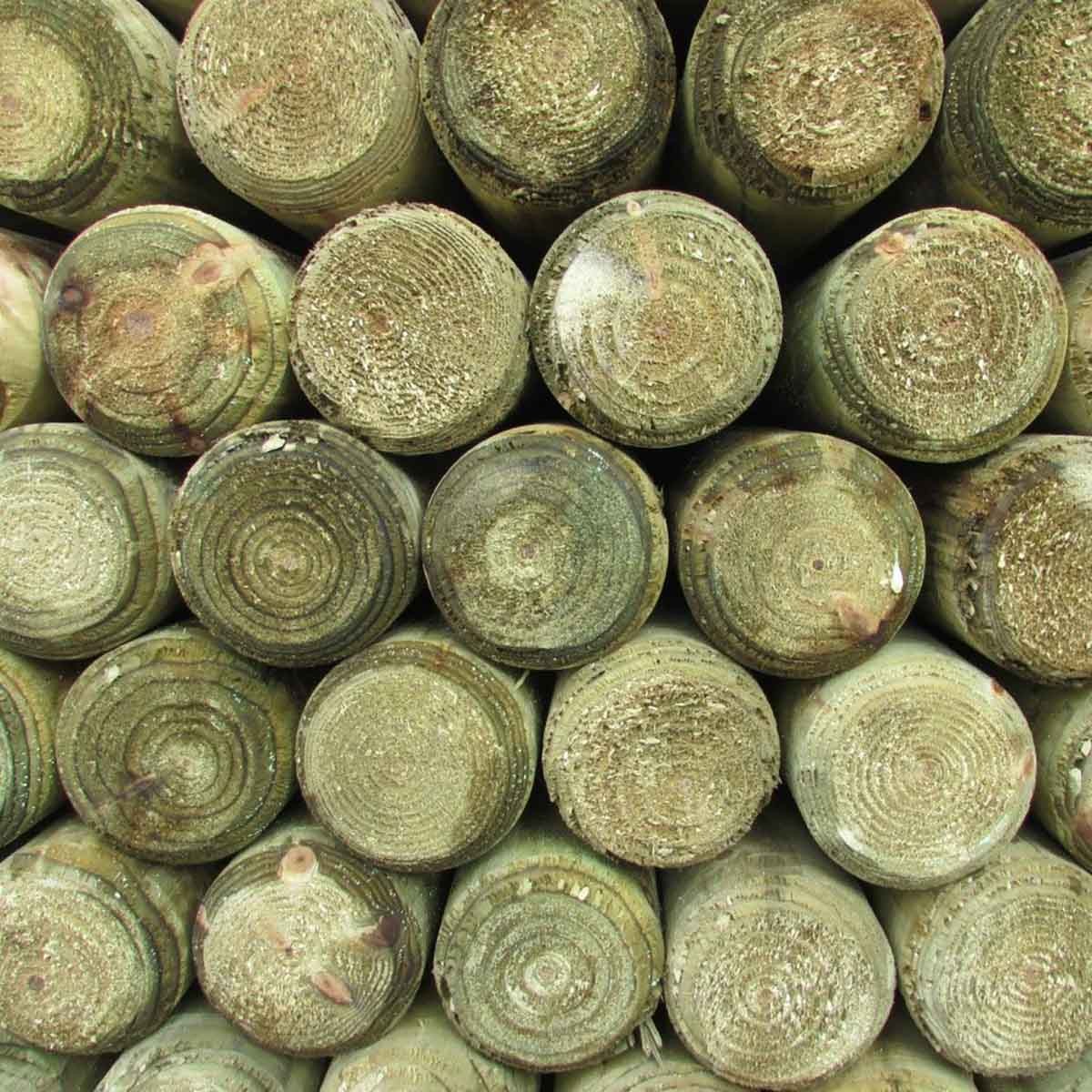 Ξύλινος πάσσαλος Ø10εκ. Ø10 x 400εκ. 30105