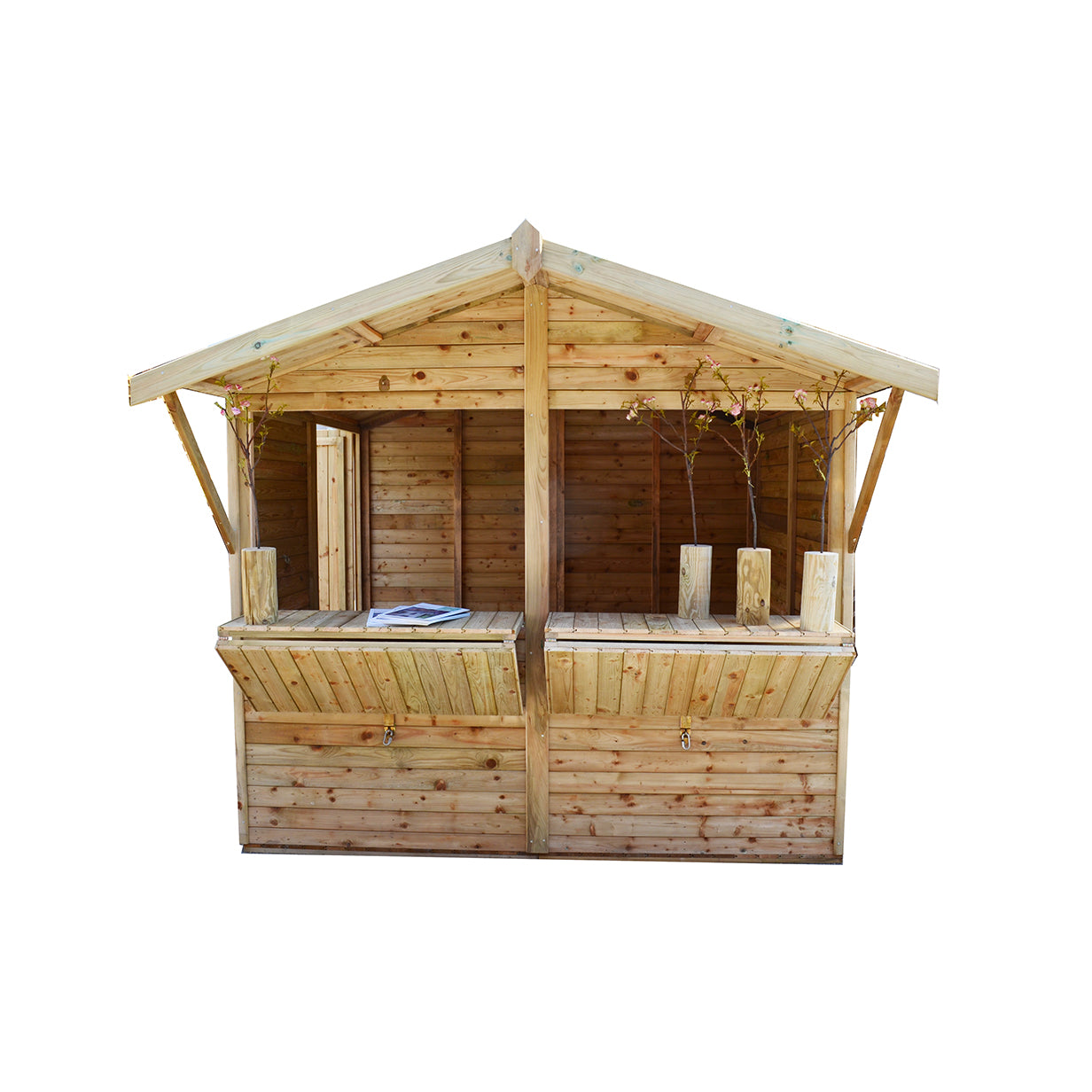 Ξύλινο περίπτερο kiosk market 240 x 180εκ. ΞΥΛΙΝΟ ΠΕΡΙΠΤΕΡΟ KIOSK MARKET 240 x 180εκ. 400240