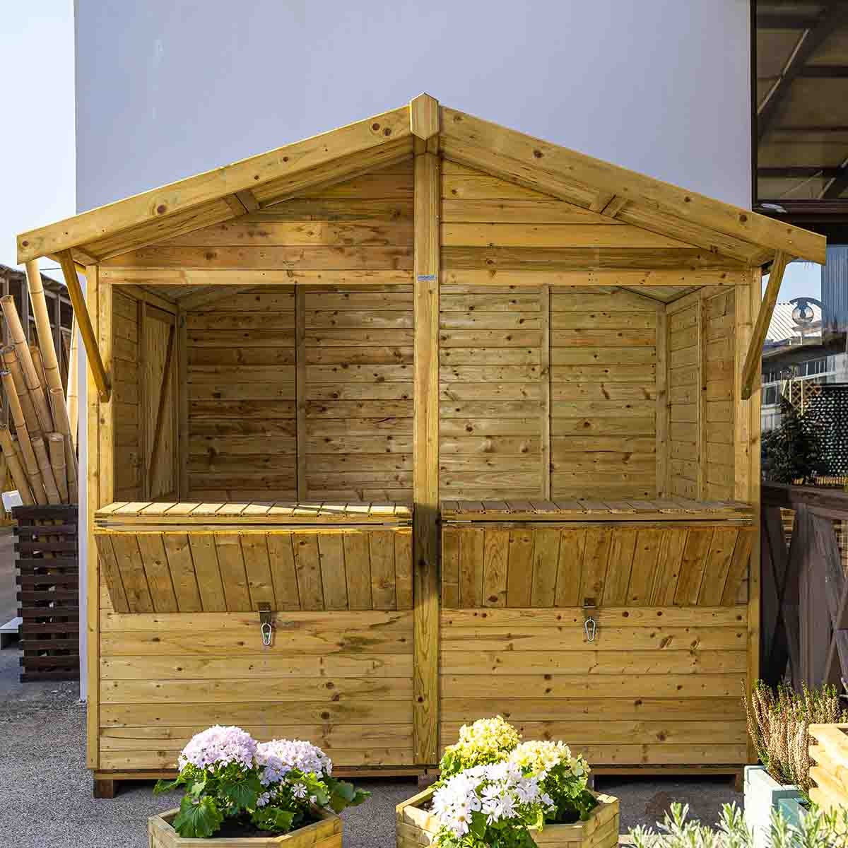 Ξύλινο περίπτερο kiosk market 240 x 180εκ. ΞΥΛΙΝΟ ΠΕΡΙΠΤΕΡΟ KIOSK MARKET 240 x 180εκ. 400240