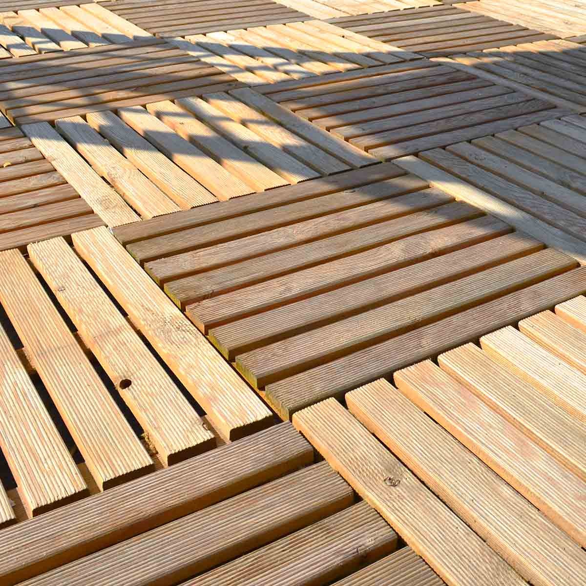 Ξύλινο πλακάκι πατώματος 40 x 40εκ. 32111