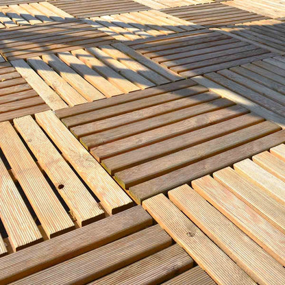 Ξύλινο πλακάκι πατώματος 40 x 40εκ. 32111