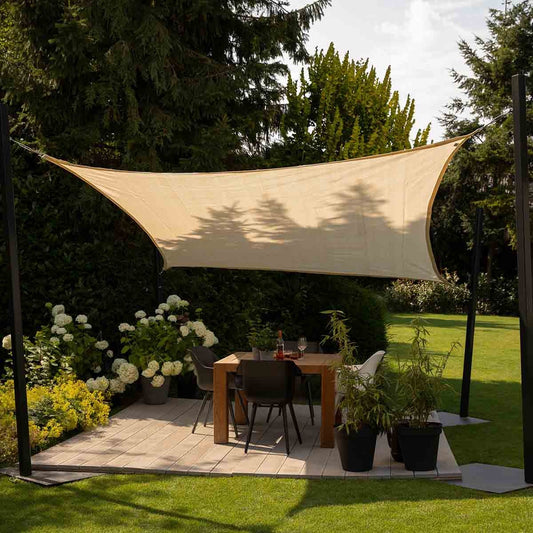 Παραλληλόγραμμο πανί σκίασης 285gsm 3x4μ. Άμμου N501-082-44