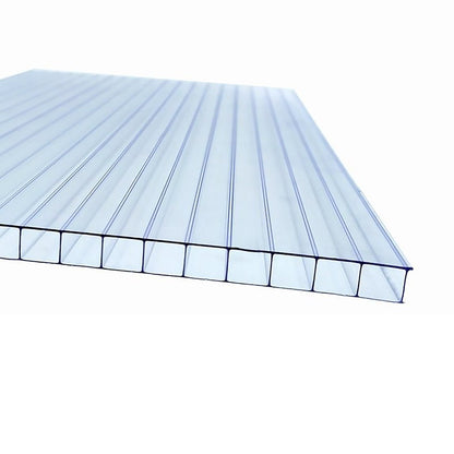 Πολυκαρμπονικό φύλλο κυψελωτό διάφανο 4mm 210 x 400εκ. 210990-4