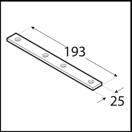 Σύνδεσμος ξύλου 293 x 40mm 4463