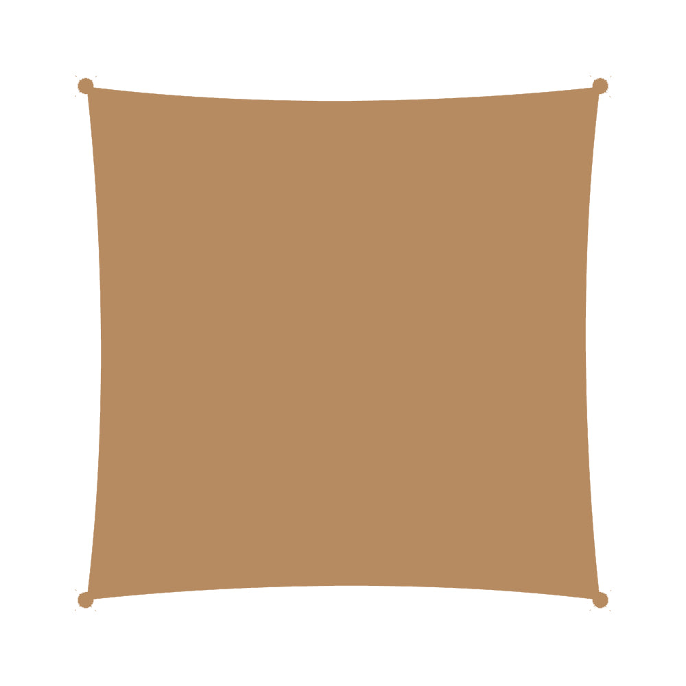 Τετράγωνο πανί σκίασης 230gsm 5x5μ. Εκρού 41364