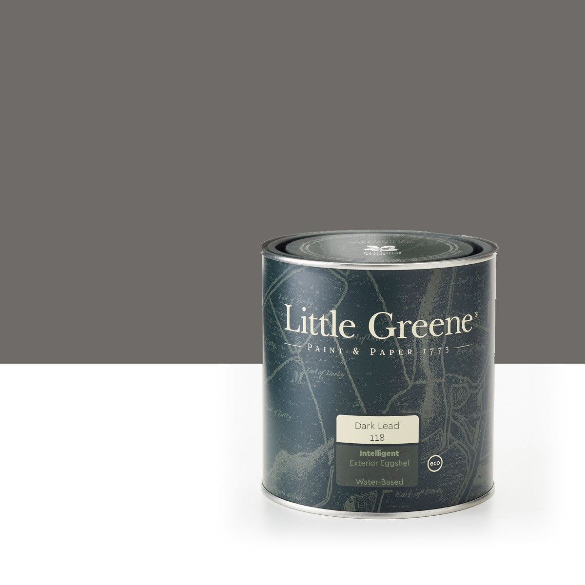 Χρώμα ξύλου Little Greene | Dark Lead 118 Χρώμα Εμποτισμού Νερού LITTLE GREENE - DARK LEAD COL EH (118) 2,5lt 91077