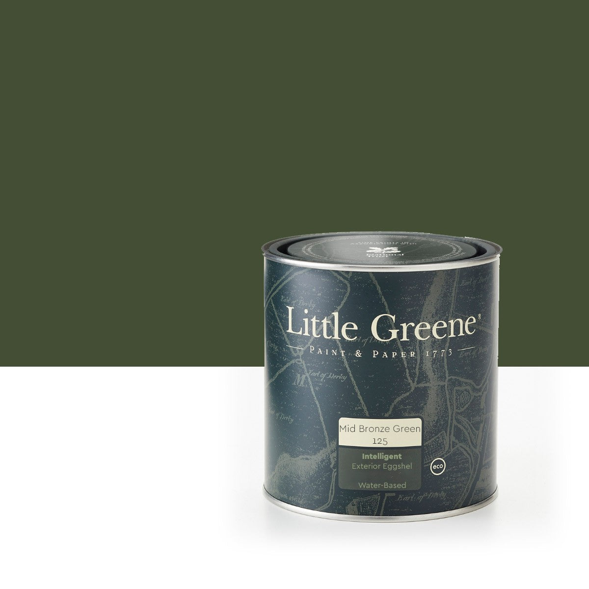 Χρώμα ξύλου Little Greene | Mid Bronze Green 125 LITTLE GREENE - MID BRONZE GREEN EH 1lt (125) 91065
