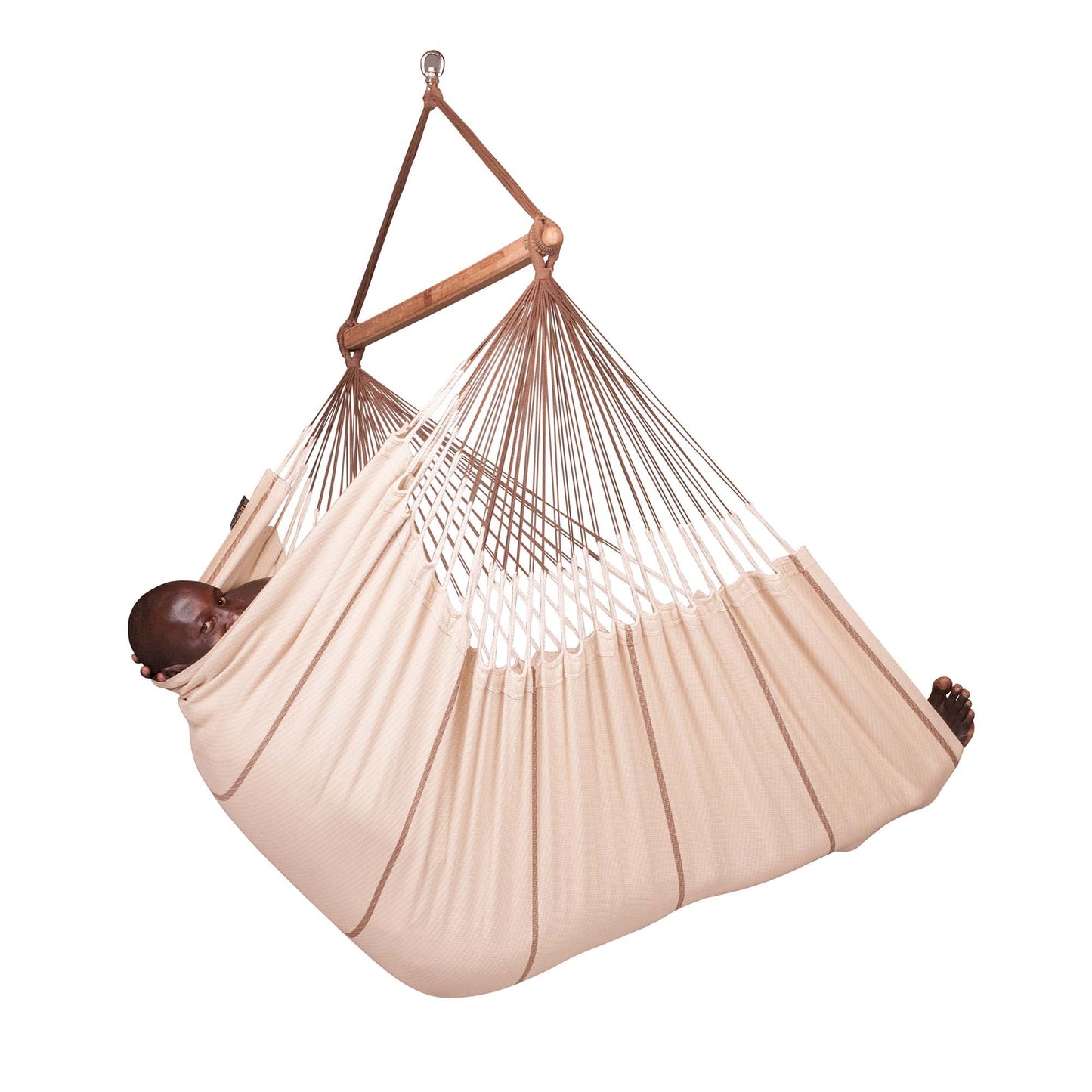 Αιώρα κάθισμα από oργανικό βαμβάκι Habana Nougat | comfort HAL21-1
