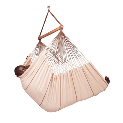 Αιώρα κάθισμα από oργανικό βαμβάκι Habana Nougat | comfort HAL21-1