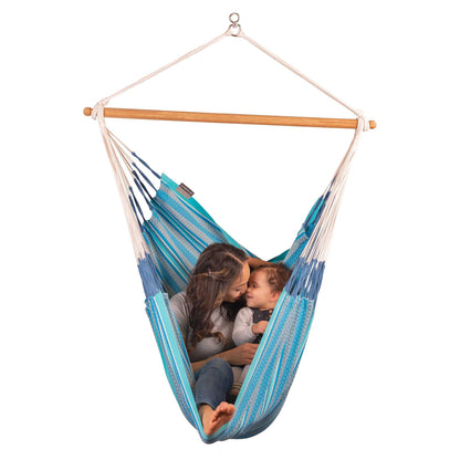 Αιώρα κάθισμα από oργανικό βαμβάκι Habana Azure | comfort HAL18-X3
