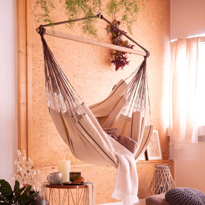 Αιώρα κάθισμα από oργανικό βαμβάκι Habana Nougat | comfort HAL21-1