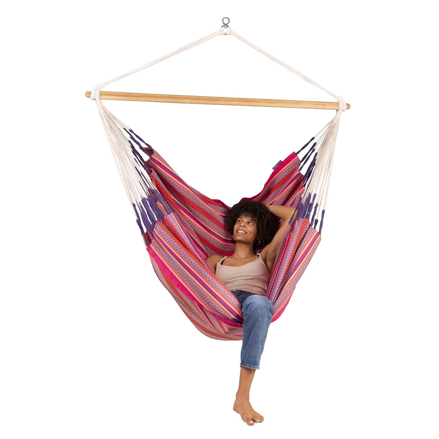 Αιώρα κάθισμα από oργανικό βαμβάκι Habana Flamingo | comfort HAL18-X2
