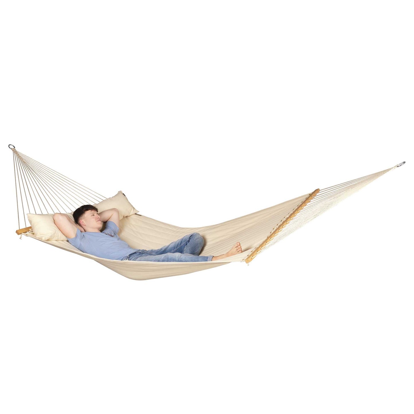 Αιώρα καπιτονέ με ράβδο Alabama Vanilla | Kingsize NQR14-11