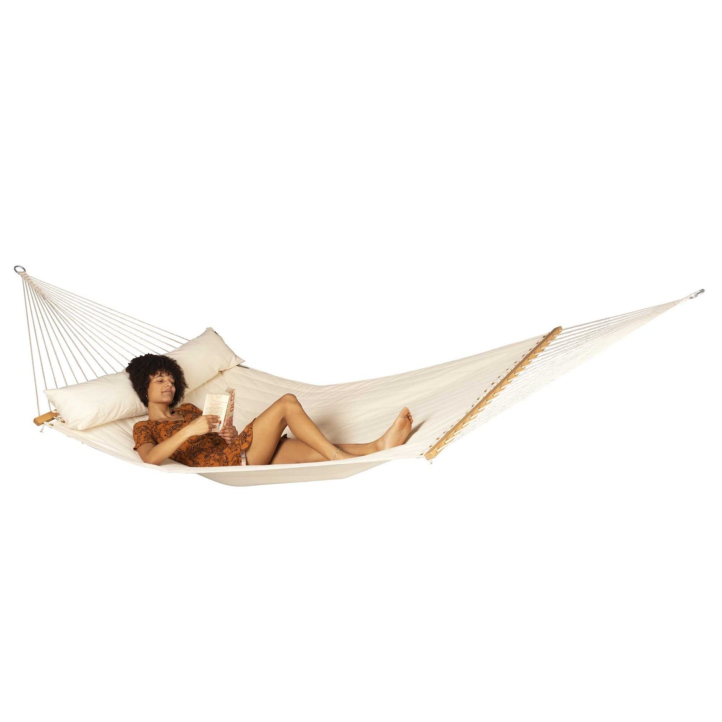 Αιώρα καπιτονέ με ράβδο Alabama Vanilla | Kingsize NQR14-11