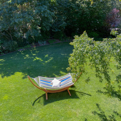 Αιώρα με ξύλινη ράβδο Chillounge Palma Green Bay & σταντ Ευκάλυπτου CH-PA30-34
