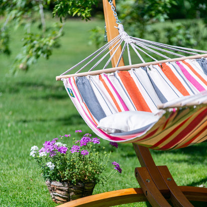Αιώρα με ξύλινη ράβδο Chillounge Palma Sunrise & σταντ Ευκάλυπτου CH-PA30-52