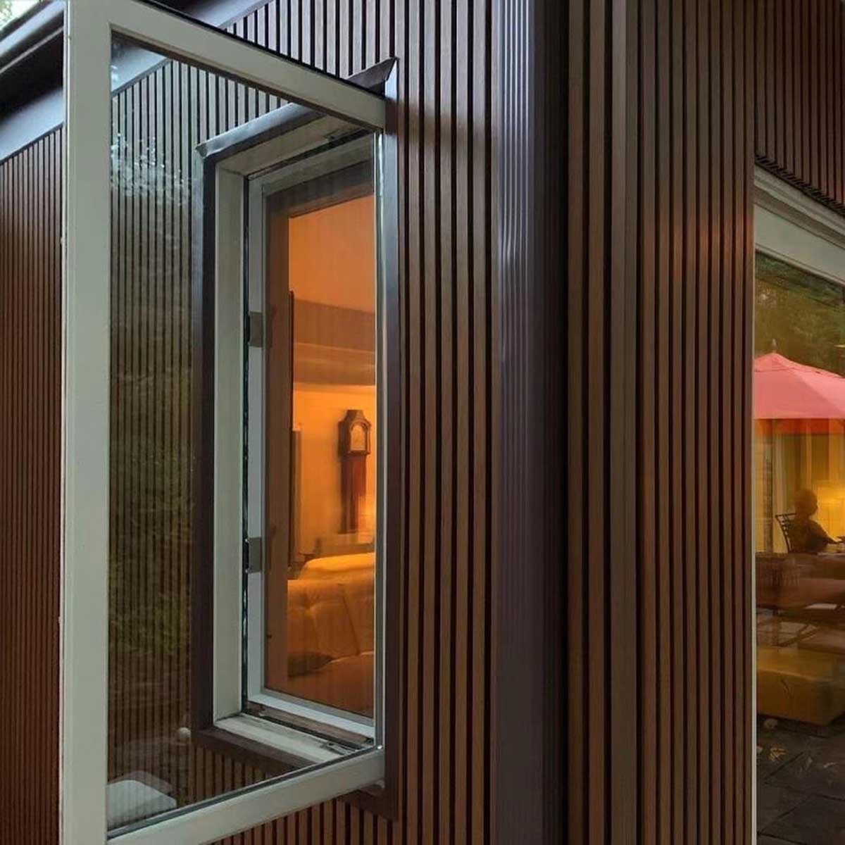 3D WPC επένδυση τοίχου 2,5 x 22 x 290εκ. | καφέ πηχάκι 70221