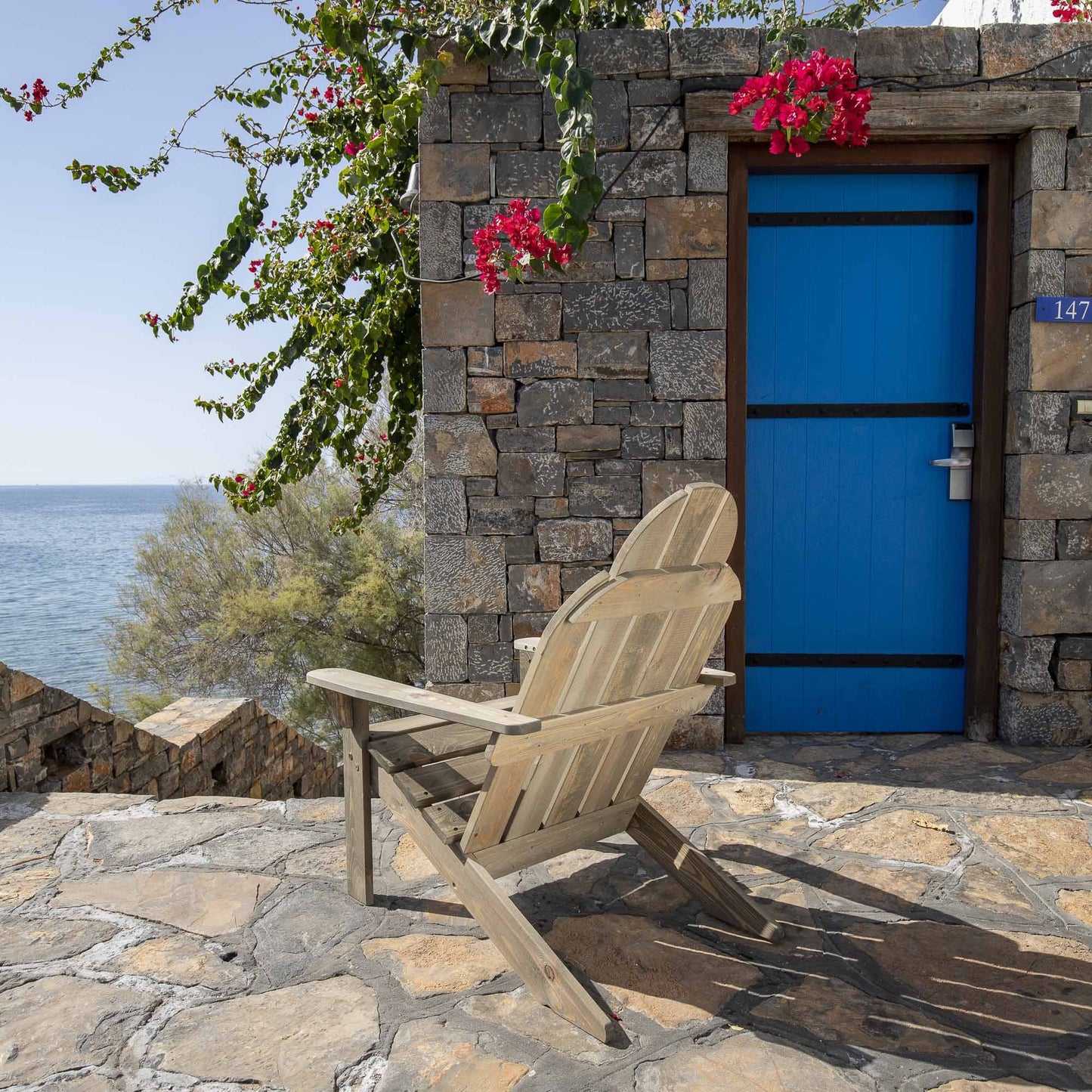 Καρέκλα Adirondack | γκρι 60626