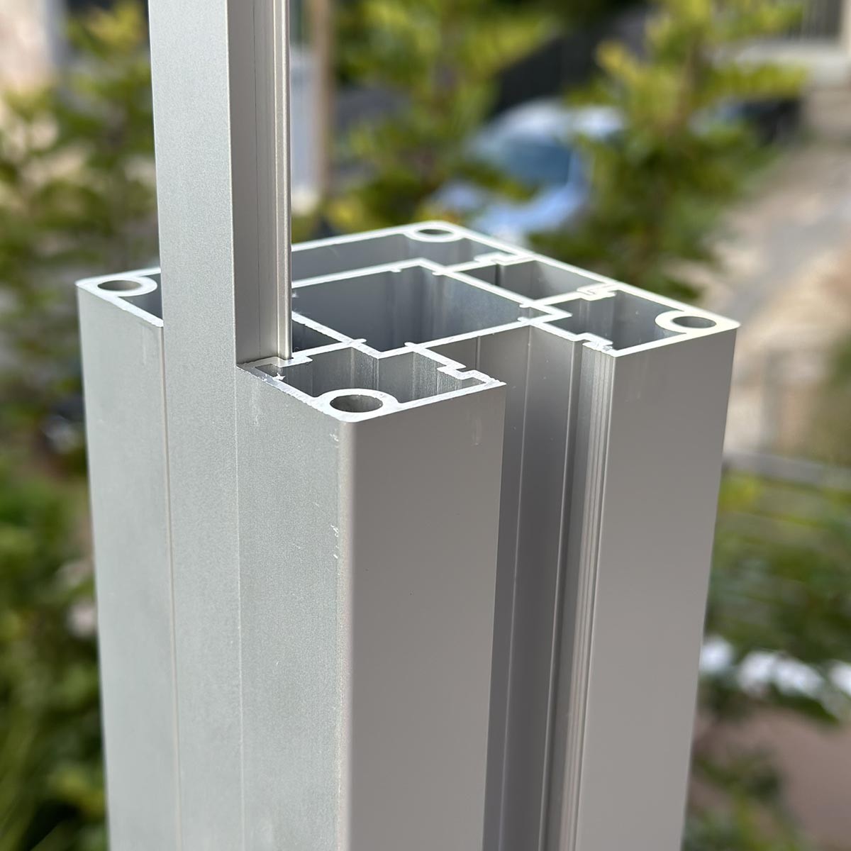Κολώνα ανοδιωμένο αλουμίνιο ματ | 7,5 x 7,5 x 180εκ. 75180