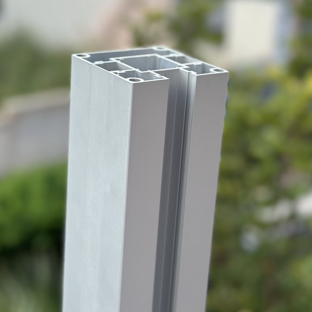 Κολώνα ανοδιωμένο αλουμίνιο ματ | 7,5 x 7,5 x 140εκ. 75140