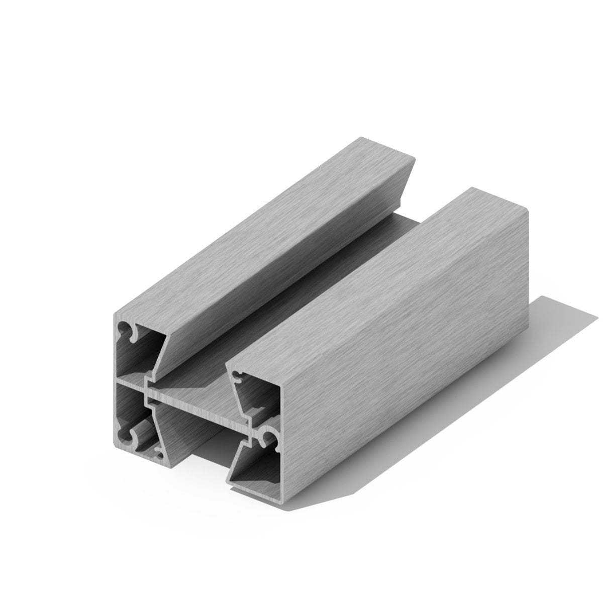 Κολώνα αλουμινίου ενδιάμεση therrawood Therrawood κολώνα αλουμινίου  (ενδιάμεση) 560εκ. - mat inox 14119-100