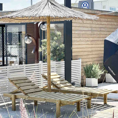 Ξαπλώστρα παραλίας εμποτισμένη 190 x 77 x 35εκ. 10-99001