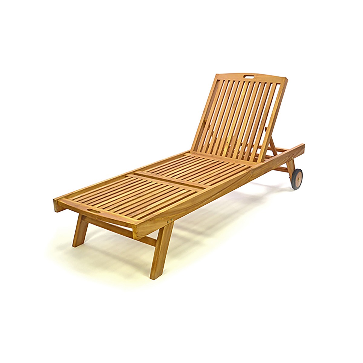 Ξαπλώστρα παραλίας teak Ξαπλώστρα TEAK 35(Υ) x 65 x 197εκ. 22020