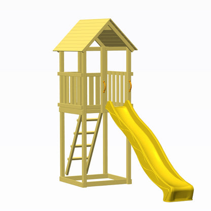 Ξύλινος πύργος Kiosk Πύργος Kiosk με ύψος τσουλήθρας 120εκ. 008.001.001.001-1,20