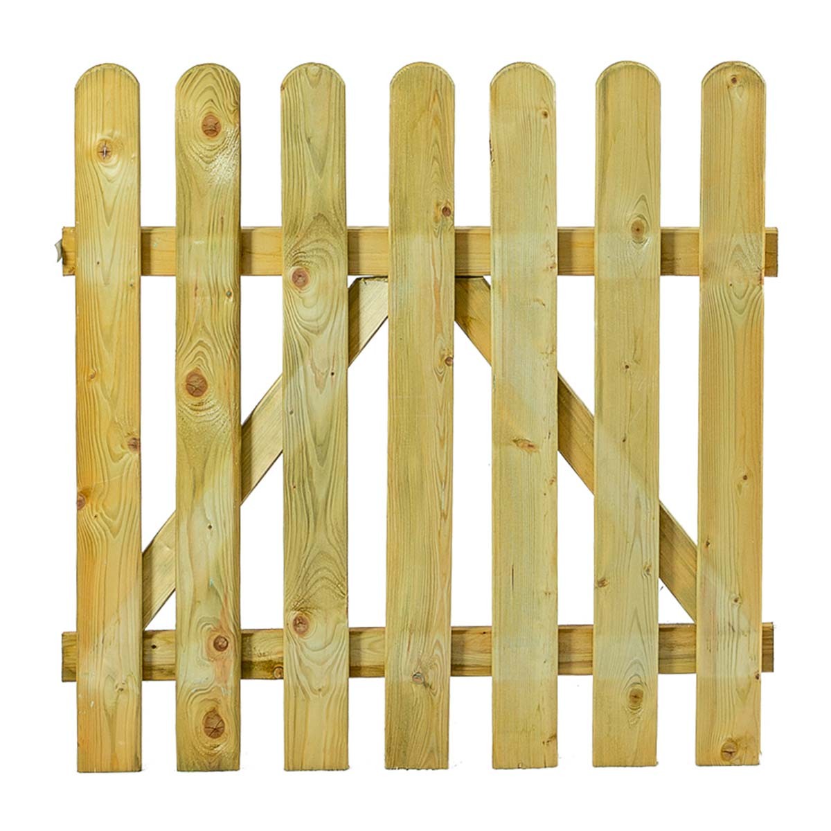 Ξύλινος φράχτης λεία τάβλα PREMIUM 60(Υ) x 180εκ. 25630