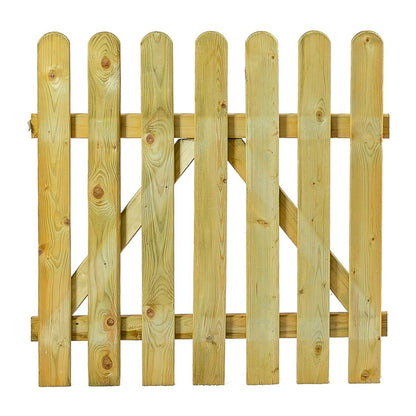 Ξύλινος φράχτης λεία τάβλα PREMIUM 60(Υ) x 180εκ. 25630