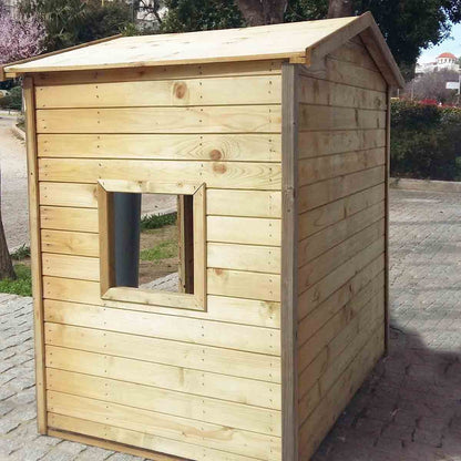 Παιδικό σπίτι εμποτισμένο 155(Υ) x 140 x 100εκ. 400100