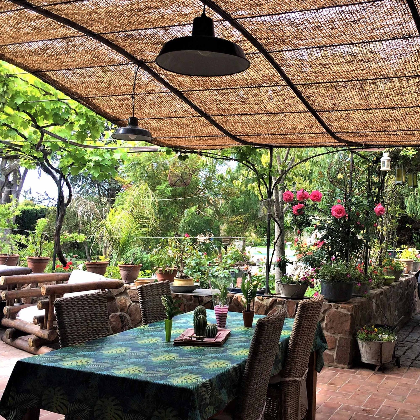 Παραλληλόγραμμο πανί σκίασης Κοκοφοίνικα | model 1 ΠΑΡ/ΜΟ ΠΑΝΙ ΣΚΙΑΣΗΣ ΚΟΚΟΦΟΙΝΙΚΑ 4m x 6m | M1 42373