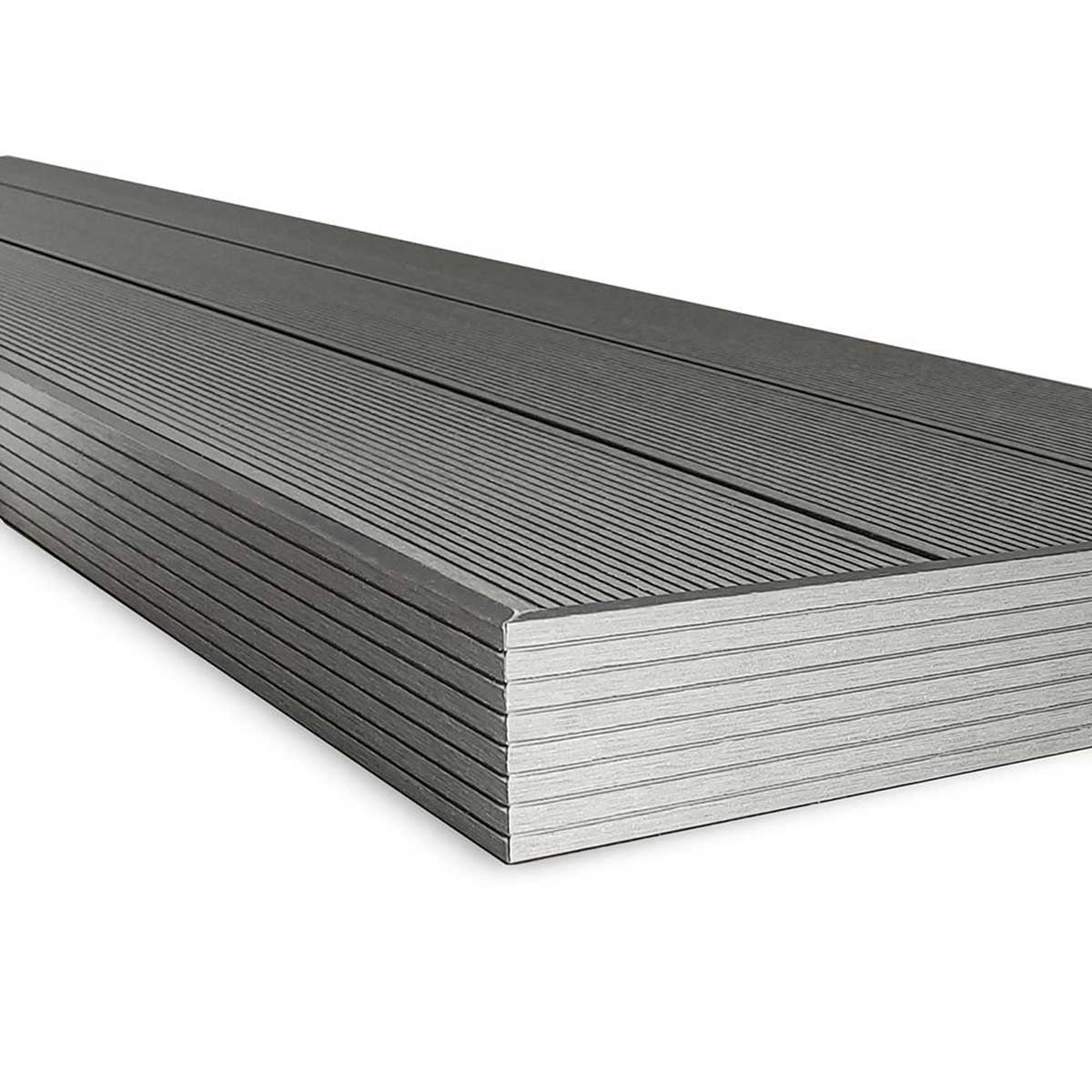 Τάβλα μασίφ WPC 1,2 x 7,2 x 390εκ. | μόκα F99874