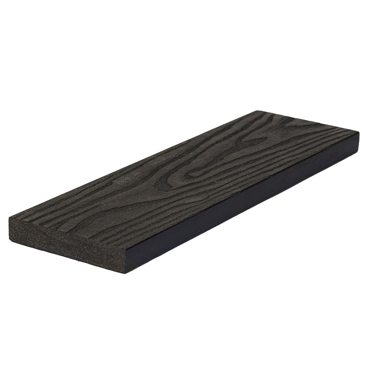 Τάβλα μασίφ WPC 3D wood 1,7 x 9 x 360εκ. | γκρι σκούρο 70227