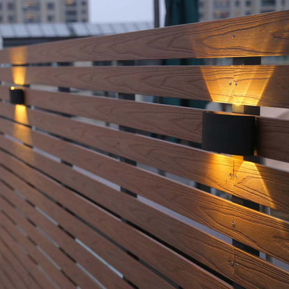 Τάβλα μασίφ WPC 3D wood 1,7 x 9 x 360εκ. | γκρι σκούρο 70227