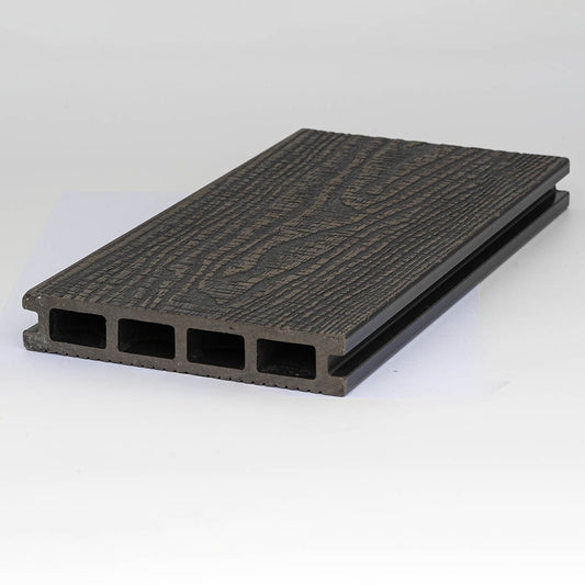 WPC τάβλα deck  2,5 x 14,6 x 390εκ. με νερά ξύλου F99864
