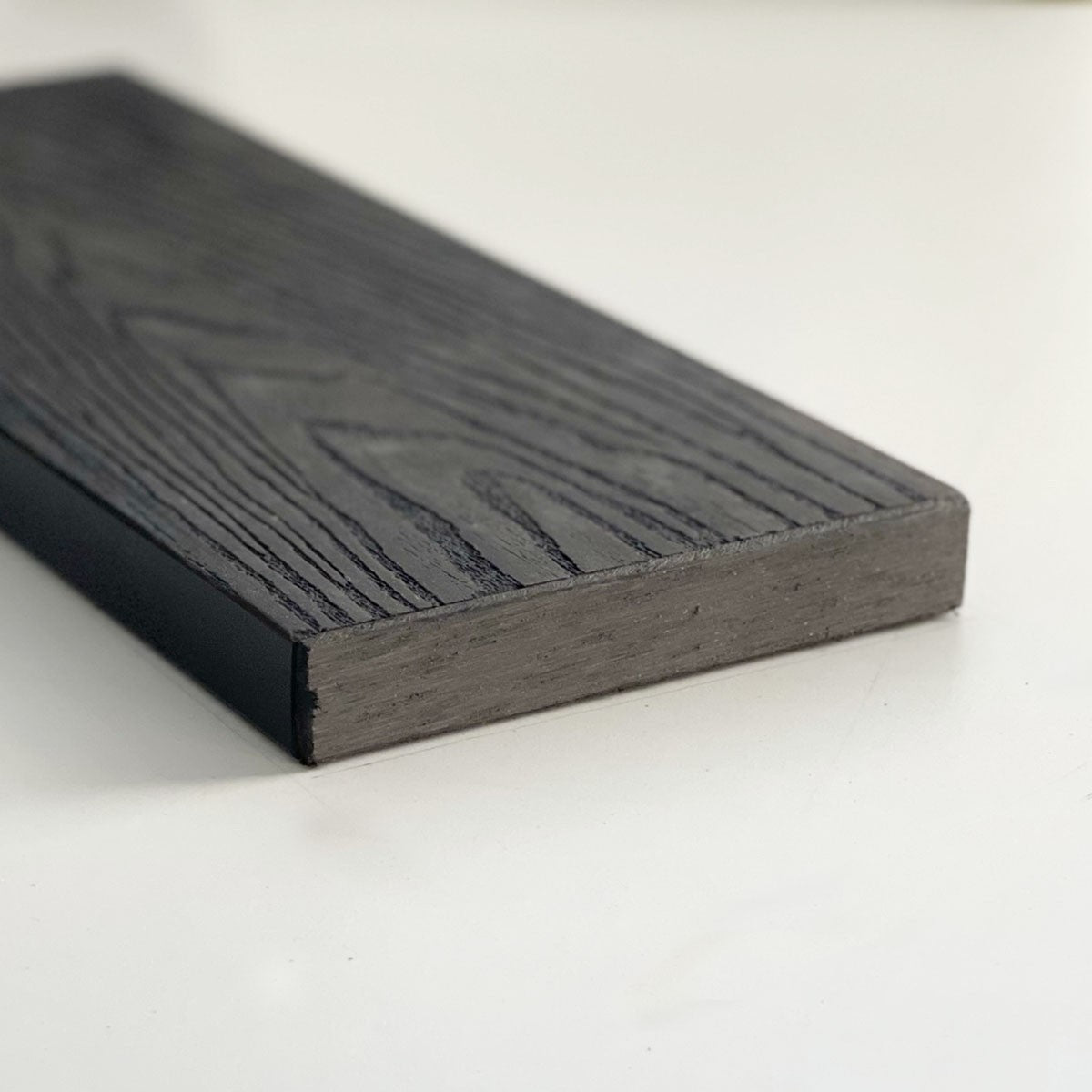 Τάπα περίφραξης WPC 3D wood 2 x 12εκ. | γκρι σκούρο 70243