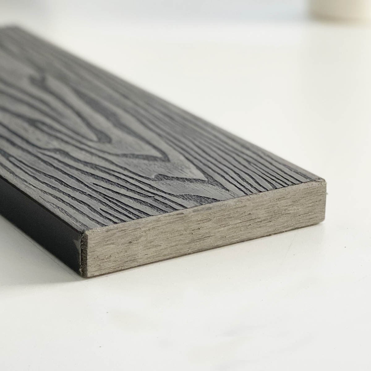 Τάπα περίφραξης WPC 3D wood 2 x 12εκ. | γκρι ανοιχτό 70242